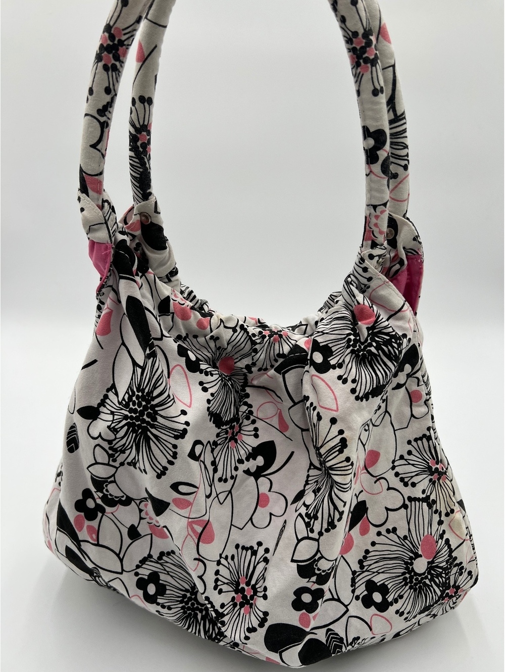 Boutique Floral Slouch Hobo Shoulder Bag (SKU-0389 HB-070)